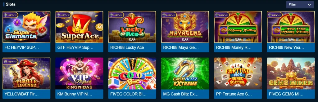 Popular Slot Titles at HeyBaji